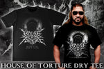 HOUSE OF TORTURE Dry T-shirt (2025, Black x Silver x Gray)[Pre-Order]
