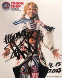 Autographed Hiroshi Tanahashi Portrait 2023 04 TSG Both Hands Down