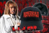 L・I・J “INGOBERNABLES” Baseball Cap (Black x Red)