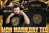 Lion Mark Dry T-shirt (2026 x Black x Gold) [Pre-Order]