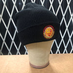 Lion Mark Color Logo Beanie Black