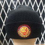 Lion Mark Color Logo Beanie Black