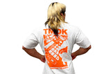 TMDK - 2026 White & Orange T-shirt