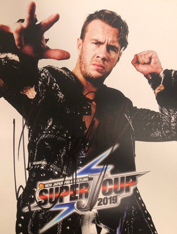 Autographed Will Ospreay Portrait 2019 08 (Super J Cup 2019)