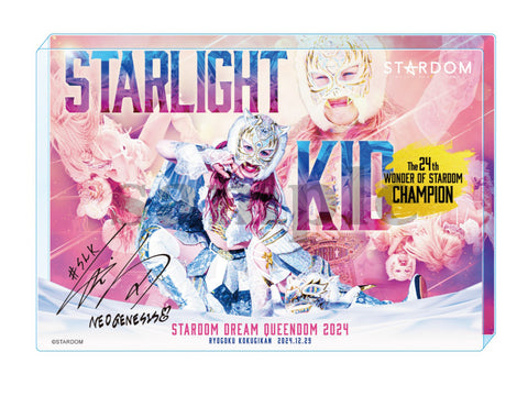 Starlight Kid 24th Wonder of Stardom Acrylic Block [Pre-Order]