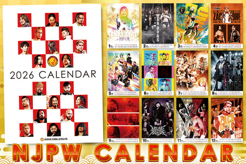 NJPW Wall Calendar 2026 [Pre-Order]