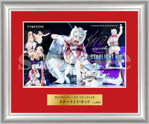 [Autograph by Starlight Kid] 24th Wonder of Stardom Photo frame [Pre-Order]