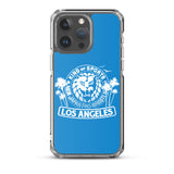 LION MARK LOS ANGELES Clear Case for iPhone® (Light blue)