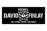 David Finlay "REBEL CLUB" Face Towel