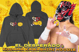 El Desperado x Kodama Kawashiri collaboration Hoodie (Sumi)[Pre-Order]