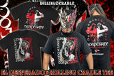 El Desperado x ROLLING CRADLE collaboration T-shirt (black x white x red) [Pre-Order]