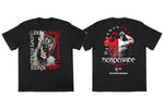 El Desperado x ROLLING CRADLE collaboration T-shirt (black x white x red) [Pre-Order]