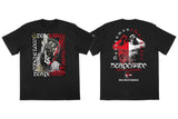 El Desperado x ROLLING CRADLE collaboration T-shirt (black x white x red) [Pre-Order]