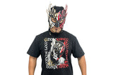 El Desperado x ROLLING CRADLE collaboration T-shirt (black x white x red) [Pre-Order]