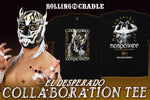 El Desperado x ROLLING CRADLE collaboration TEE (Black x White) [Pre-Order]