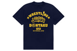 Wrestling DONTAKU2026 Dry T-shirt (Navy x Yellow) [Pre-Order]
