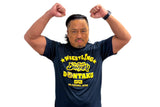 Wrestling DONTAKU2026 Dry T-shirt (Navy x Yellow) [Pre-Order]