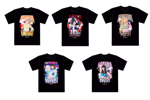 STARDOM Rap T-shirt 2025 COSMIC ANGELS [Pre-Order]