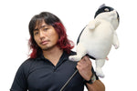 Mochineko Hachi-ware Golf Head Cover & Hand Puppet