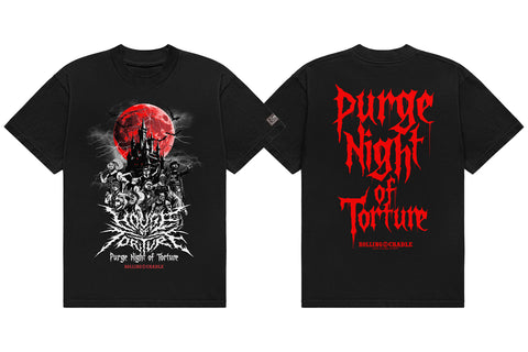 HOUSE OF TORTURE×ROLLING CRADLE "Crimson Moon ~TORTURE-VANIA~" T-shirt [Pre-Order]