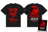 HOUSE OF TORTURE×ROLLING CRADLE "PURGE NIGHT OF TORTURE" T-shirt [Pre-Order]