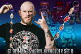 "dotswrestler" Connectable Acrylic Keychain (G1 CLIMAX 35) / B Set [Pre-Order]