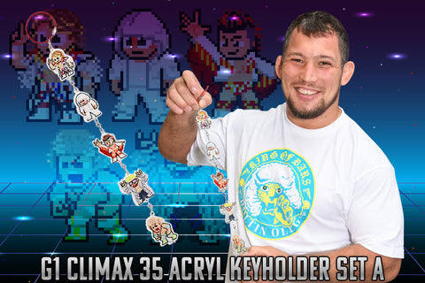 "dotswrestler" Connectable Acrylic Keychain (G1 CLIMAX 35) / A Set [Pre-Order]