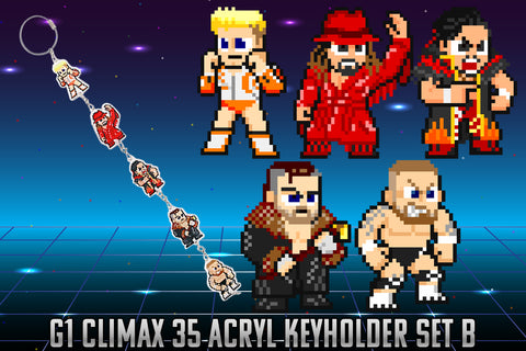 "dotswrestler" Connectable Acrylic Keychain (G1 CLIMAX 35) / B Set [Pre-Order]