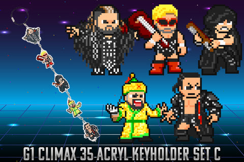 "dotswrestler" Connectable Acrylic Keychain (G1 CLIMAX 35) / C Set [Pre-Order]