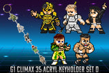"dotswrestler" Connectable Acrylic Keychain (G1 CLIMAX 35) / D Set [Pre-Order]