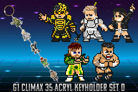"dotswrestler" Connectable Acrylic Keychain (G1 CLIMAX 35) / D Set [Pre-Order]