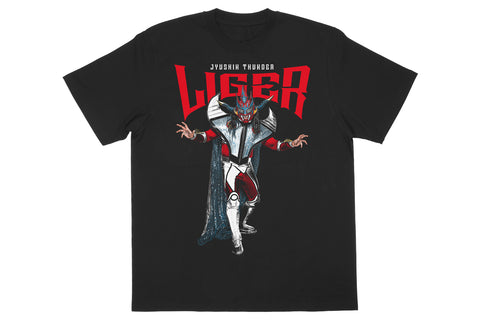 Jushin Thunder Liger “WORLD LEGEND” T-shirt (2024/Cloak) [Pre-Order]