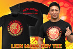Lion Mark Dry T-shirt (2025, Black x Red x Gold)[Pre-Order]