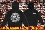 Lion Mark Zip-up Hoodie (2025 Black & White)