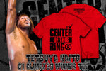 Tetsuya Naito - Center of the Ring T-Shirt (Red & Black)