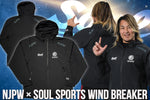 SOUL SPORTS Nylon Windbreaker (Black) [Pre-Order]