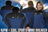 SOUL SPORTS Nylon Windbreaker (Blue x Black) [Pre-Order]