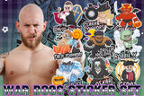 BULLET CLUB WAR DOGS Halloween Flake Sticker Set [Pre-Order]