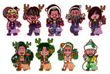 Christmas Flake Sticker Set (C) [Pre-Order]