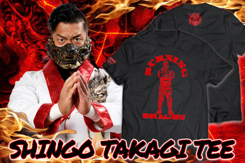 Shingo Takagi - Burning Dragon T-Shirt
