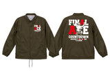 Hiroshi Tanahashi "FINAL ACE COUNTDOWN" Coach Jacket (Seal Brown) [Pre-Order]