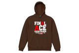 Hiroshi Tanahashi "FINAL ACE COUNTDOWN" Pullover hoodie (Dark brown) [Pre-Order]