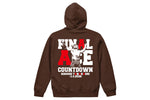 Hiroshi Tanahashi "FINAL ACE COUNTDOWN" Pullover hoodie (Dark brown) [Pre-Order]