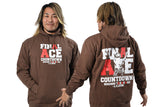 Hiroshi Tanahashi "FINAL ACE COUNTDOWN" Pullover hoodie (Dark brown) [Pre-Order]