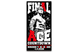 Hiroshi Tanahashi "FINAL ACE COUNTDOWN" Bath towel [Pre-Order]