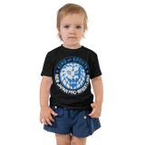 Lion Mark Kids T-shirt (Blue and White)