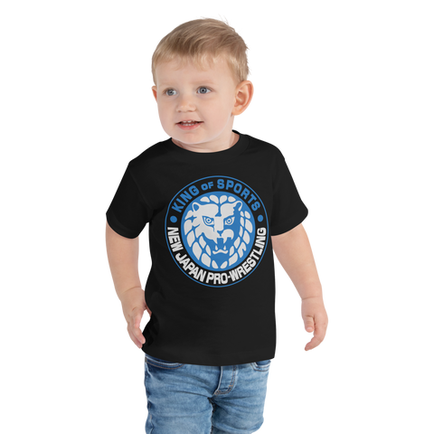 Lion Mark Kids T-shirt (Blue and White)