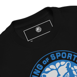 Lion Mark Kids T-shirt (Blue and White)