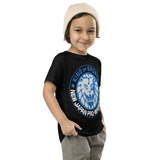 Lion Mark Kids T-shirt (Blue and White)