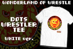 Wonderland of Wrestle - dots x wrestler T-Shirt (White)